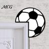 Basketball Door Frame Sticker Sticker, Sports Corner Protector, Football Baseball Rugby Self-Adhesive Themed Protector Sign for Fans Boys Rooms