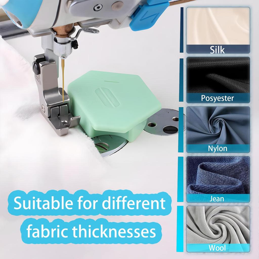 1/2/3 STÜCK Magnetische Nahtführung Nähmaschinenzubehör Rutschfeste Griff-Führung Magnete Positionierungswerkzeug Multifunktionslineal Saumformer
