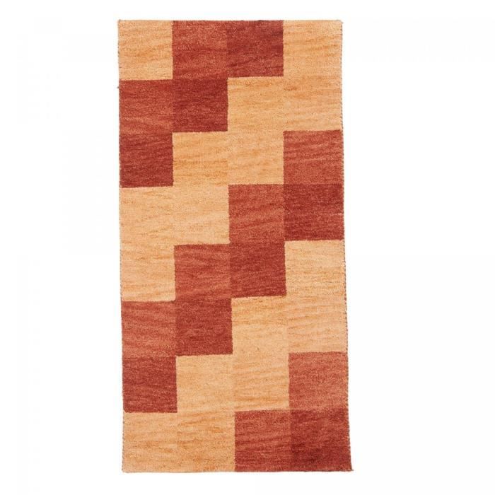 Tapis - UNAMOURDETAPIS - Shaggy - RIOCA - Multicolore - 70x140