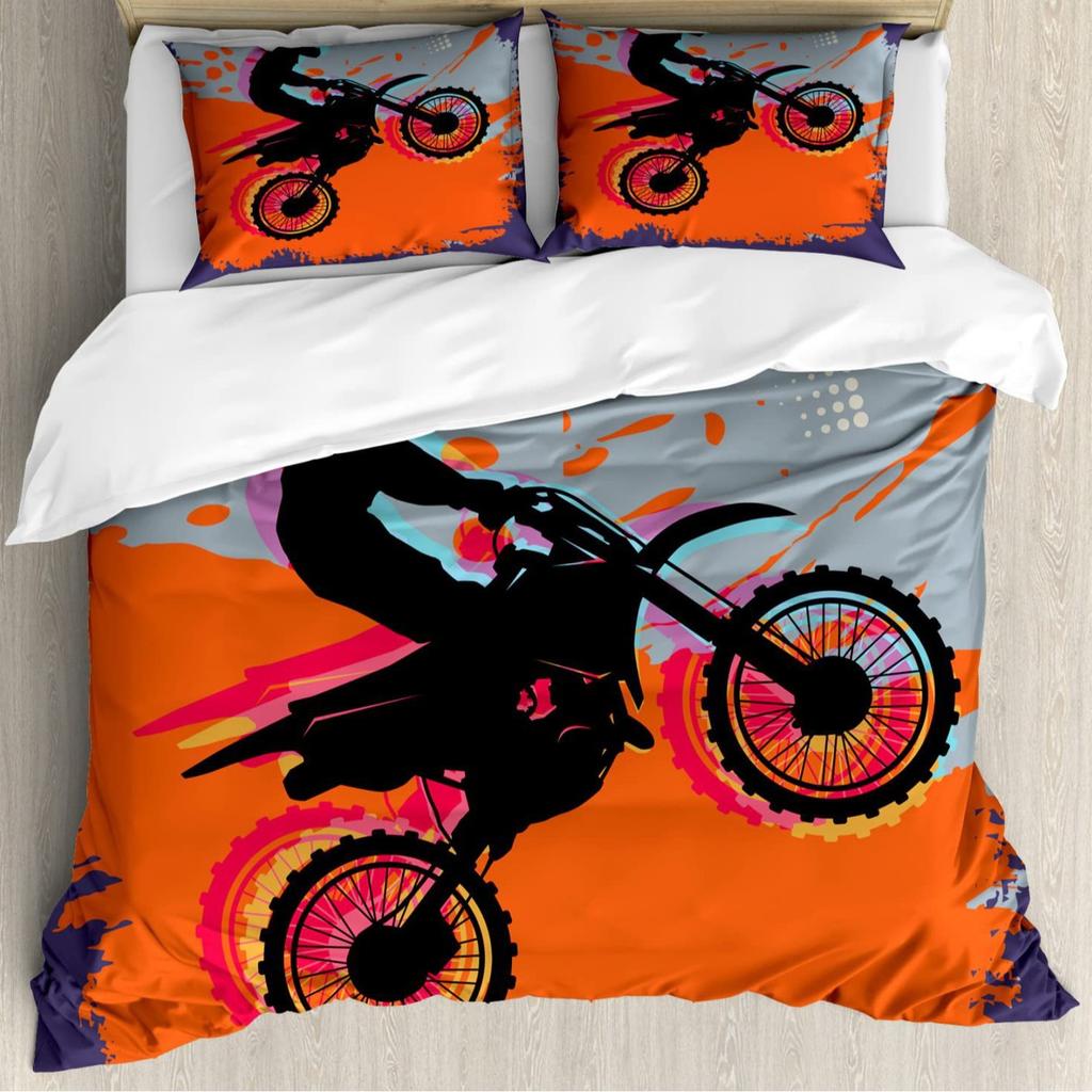 Lawn Football Three-Piece Quilt Cover 3D Digital Printing Bedding Set Bed Cover Batch