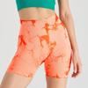 High Waist Tie-Dye Yoga Shorts for Women - Tummy Control & Butt Lift, Sports Fitness Style