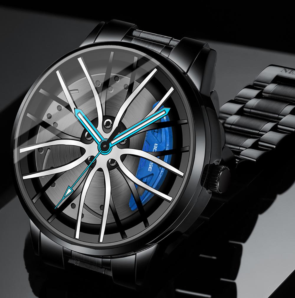 Casual Men's Watch Stainless Steel Watch Fashion Business Men's Watch Sports Watch Personality Watch Quartz Watch