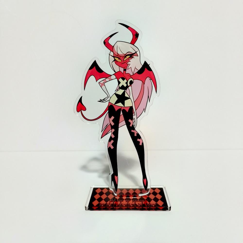 Hazbin Alastor Hotel Morning Cosplay Stand Anime 15cm Acrylic Cartoon Model Standing Birthday Presents Bag Decoration Set Premium Quality