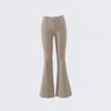 Autumn new American retro low-rise Spice Girl flared pants slim-fitting and thin khaki elastic jeans
