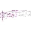 TV Stand Black Oak Effect 170.5 x 36 x 30.5 cm