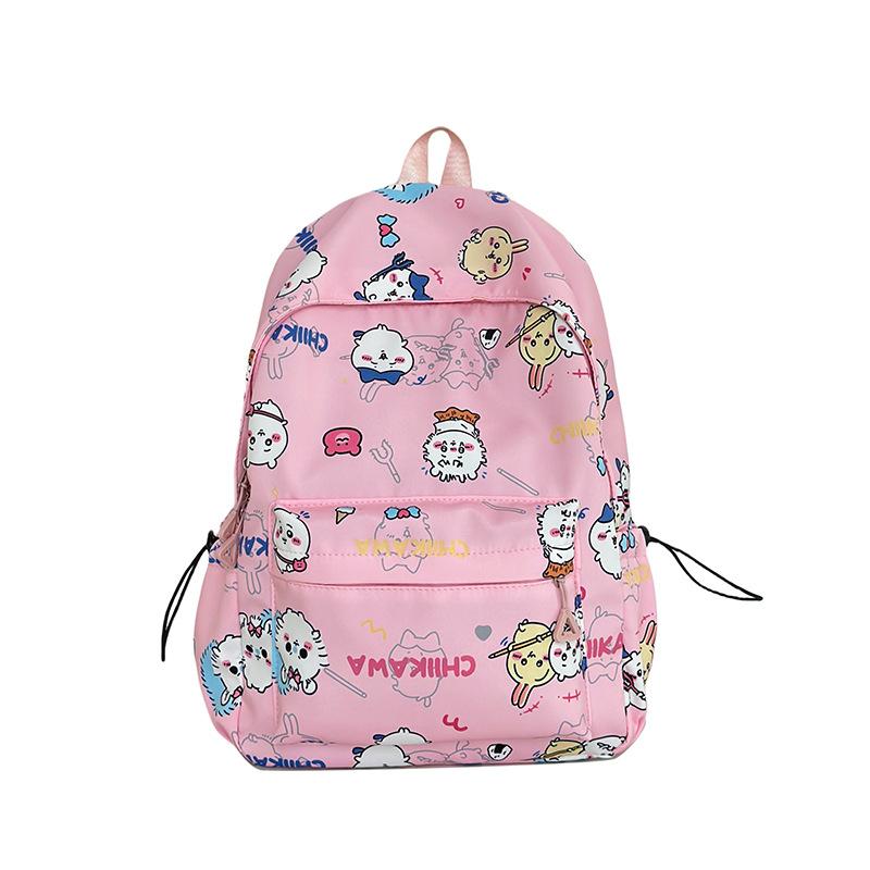 Schoolbag junior high school student backpack Japanese cartoon cute backpack large capacity travel schoolbag junior high school