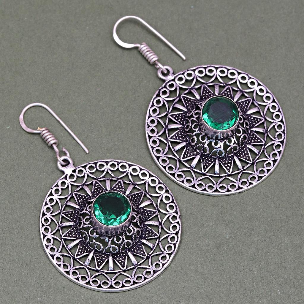 Diopsid Set Chrom Edelstein Schmuck 18-20'' Halskette Anhänger Ethno