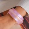 Europe American Style Irregular Wide Bracelet Colorful Hand Ring  Summer Beach Vacation