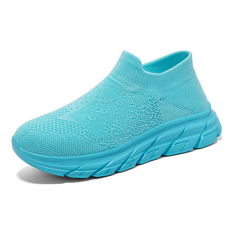 Modische Damen Plateau-Schuhe Herren Gestrickte Socken Schuhe Leichte Freizeitschuhe zum Gehen Reisen Joggen