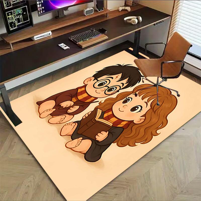 1PC Harry Potter Hermione Granger Non-Slip Floor carpet, suitable for Office, bedroomand playrooms. It can also be used as a sofa footrest cover-T53