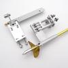 4mm Drive Shaft + 95mm Water Pickup Steering Rudder + 35mm propeller Kit for RC Boat MONO Speed O VEE Hydroplane DIY Parts