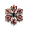 Baroque Style Vintage Women Men Crystal Brooch Retro Badges Lapel Pin Party Corsage Jewelry Accessories