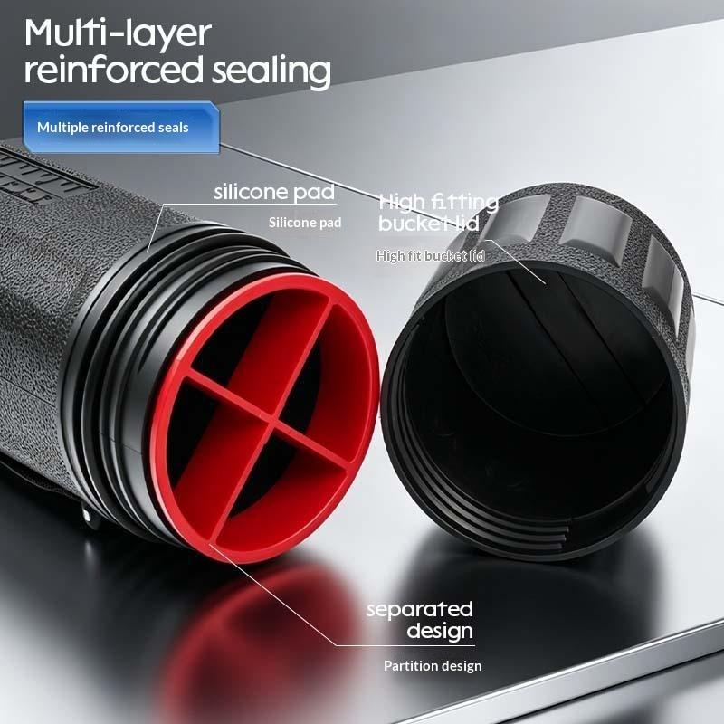 Welding Rod & Wire Sealed Storage Tube Waterproof Lid Portable Strap 300-50mm for Industrial Welding Applications