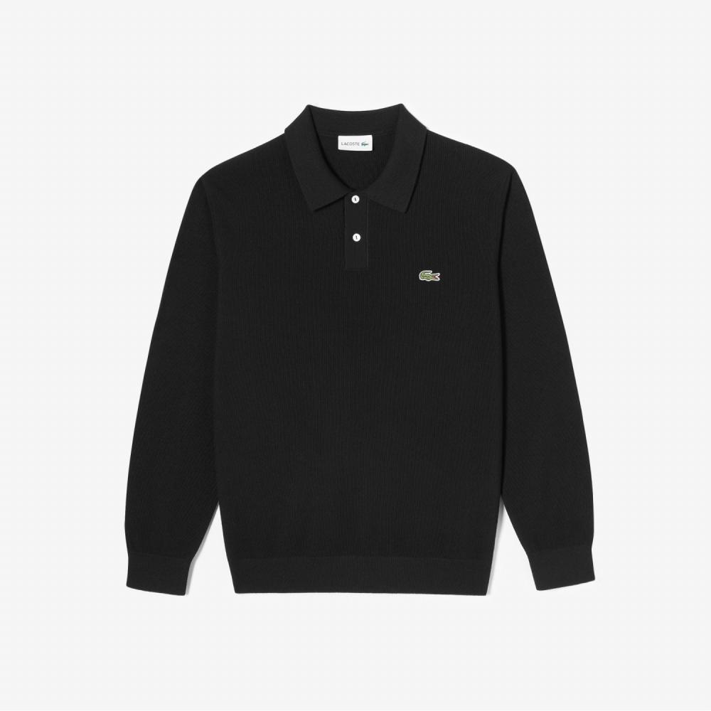 

LACOSTE Мужской свитер с длинными рукавами и текстурой пике AH671E 53N 031