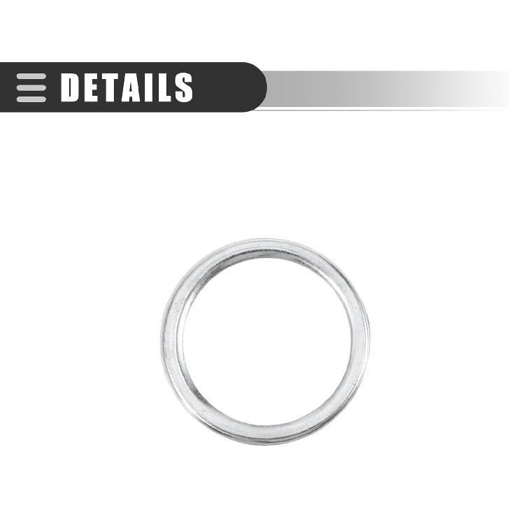 Motoforti Car Oil Drain Plug Gaskets, Engine Oil Crush Washer Seals, for Subaru BRZ 2013-2020, Aluminum, No.803916010, Silver Tone, 20 Pcs