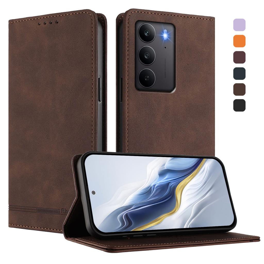 Luxury Magnetic Flip Leather Wallet Case For OPPO Realme C75 C71 C67 C65 C63 C61 C55 C53 C51S C51 Protective Cover