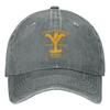 Yellowstones Dutton Ranch Baseball Cap Vintage Logo Running Hippie Trucker Hat Unisex Teens Casual Sunshade Baseball Caps