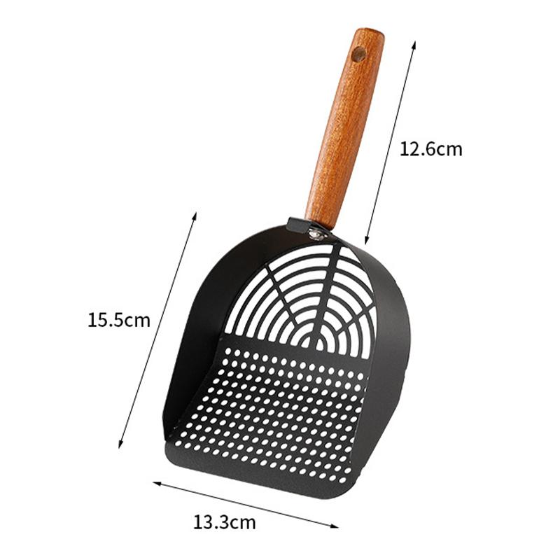 

Совок для кошачьего туалета из нержавеющей стали, прочный, с длинной ручкой, совок для кошек, прочный сетчатый совок, фильтр для кошачьего туалета, инструменты для уборки домашних животных