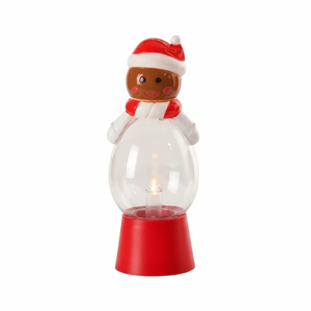 Clear Shell Christmas Night Light Warm Glow Snowman Atmosphere Light  Bedroom Bedside