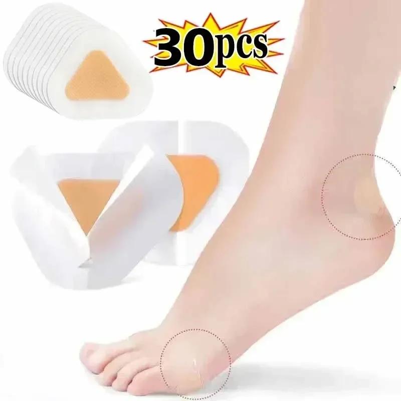 30pcs Gel Heel Protector Foot Patches Adhesive Blister Pads Heel Liner Shoes Stickers Pain Relief Plaster Foot Care Cushion Grip
