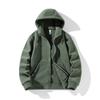 Youth Unisex Fleece Hooded Cardigan Pullover for Sport & Casual Wear - Spring/Autumn