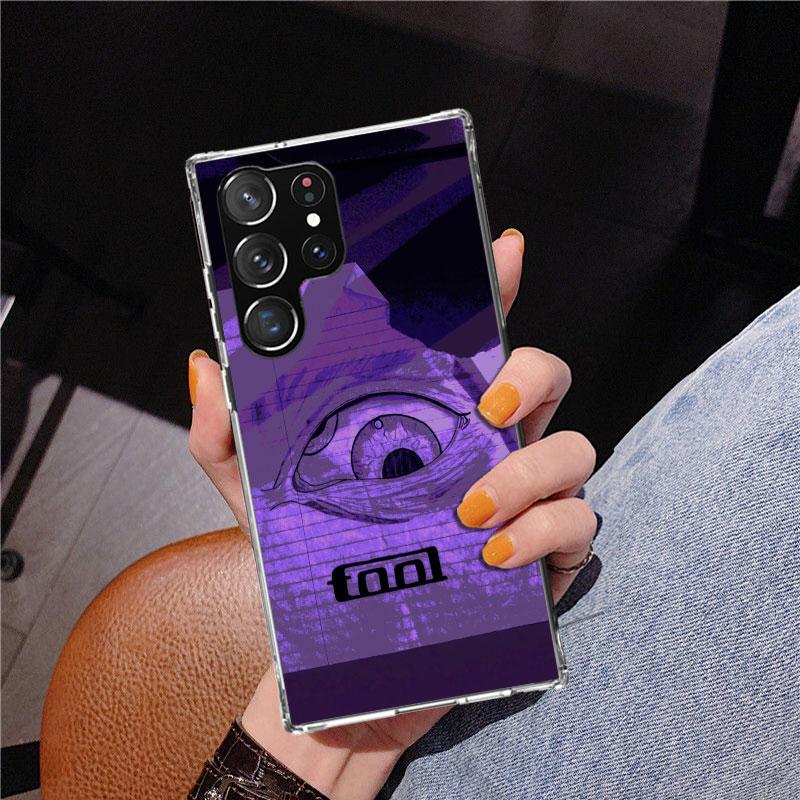 Band T-Tool Schism Phone Case For Samsung Galaxy S24 S25 Edge S26 Ultra S23 S22 S21 Plus S20 FE + Personalized Print Cover Galax
