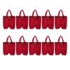 10pack Trousers Decoration Christmas Gift Bags New Fashion Christmas Candy Bag for Christmas Dinners