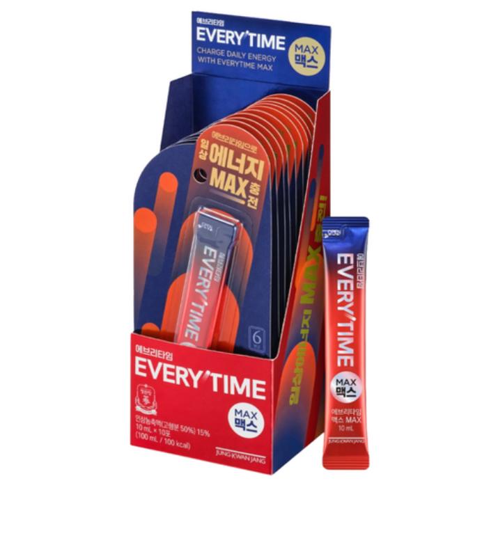 Everytime CheongKwanJang Max 10p, 100ml | Energy & Immunity Support