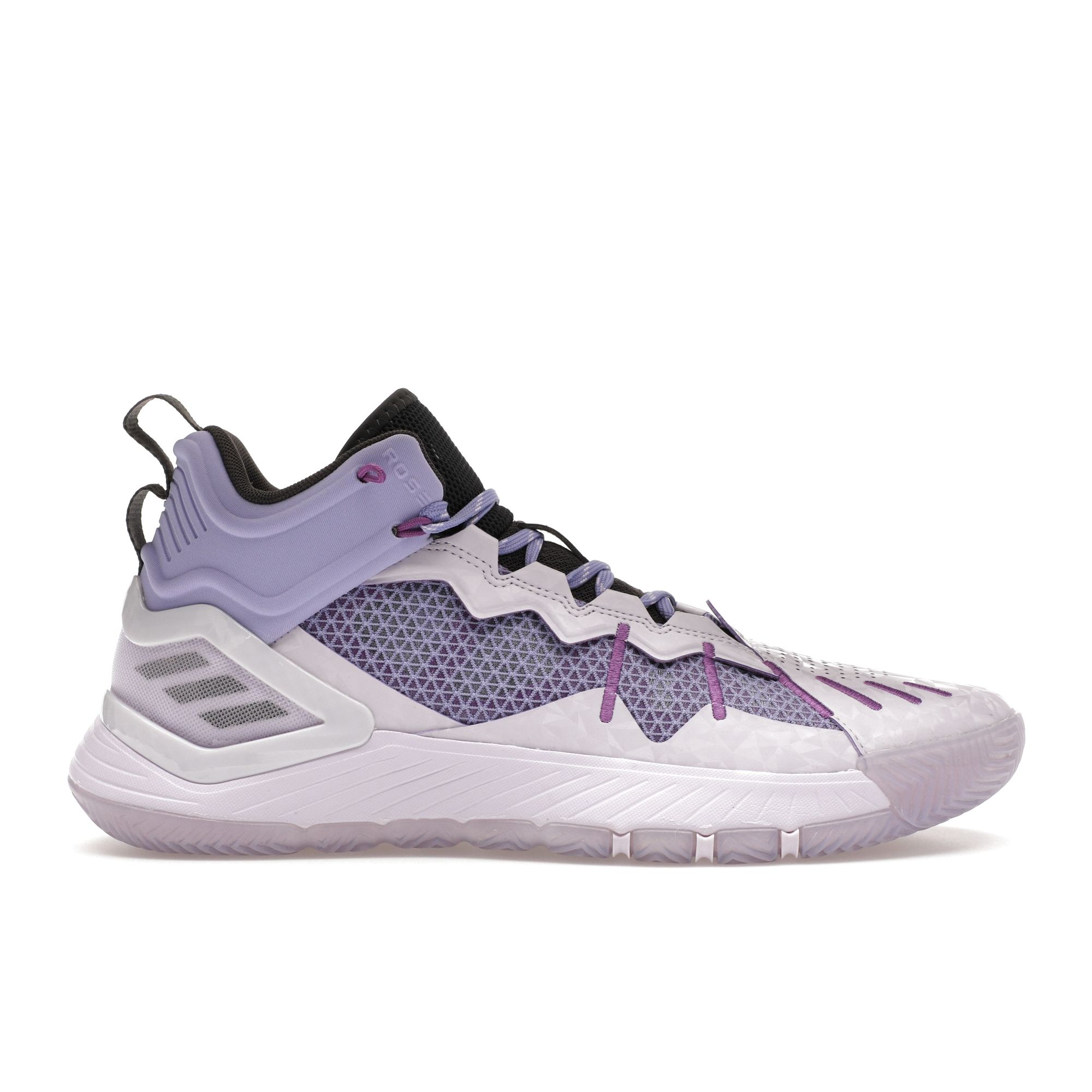 

Adidas Men s D Rose Son of Chi Rare Gems Purple Basketball Shoes GX2933 45