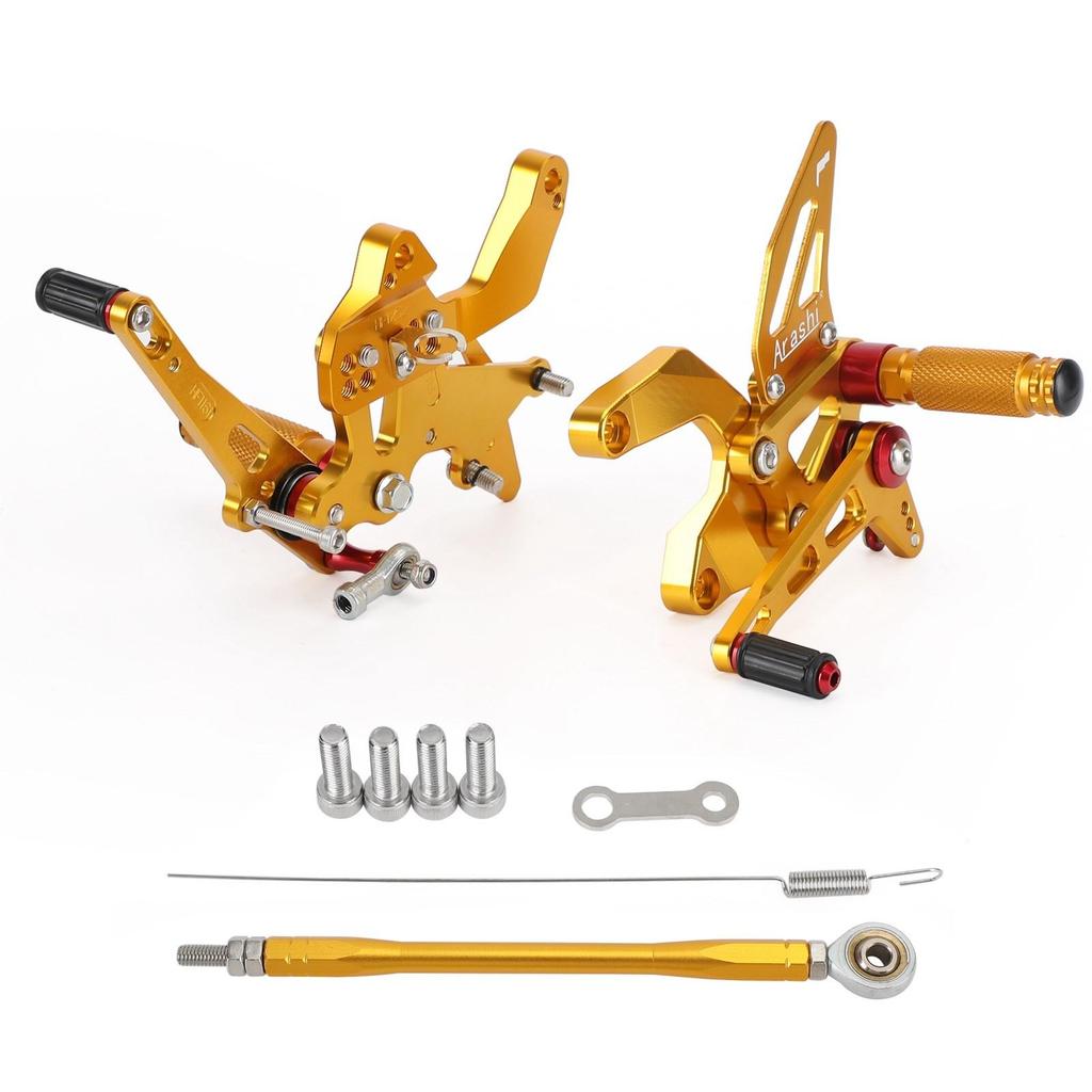 Aluminum Rear Sets Pedals Footpegs Footrest For Kawasaki Z900 Z 900 2021 2022