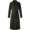 Women's Cashmere Long-Sleeve Mid-Length Coat