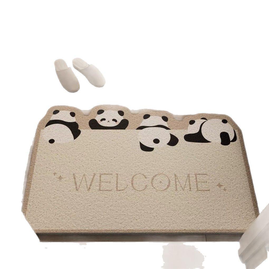 Cartoon Style Wear-Resistant Entrance Door Mat - Easy To Clean Silk Loop for Scraping Mud and Wiping Shoes.