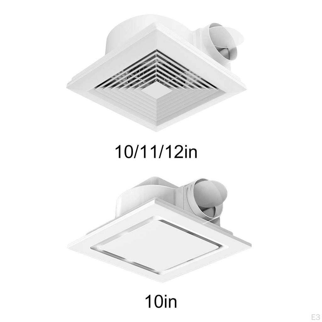Bathroom Exhaust Installation Quiet Compact Versatile Ventilation Fan for Shower Workshop Kitchen