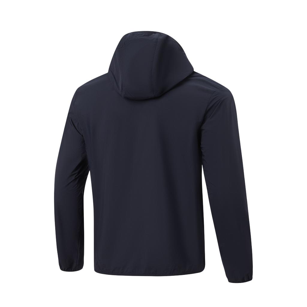 Li-Ning Fitness Series Windproof Water-Repellent Quick-Dry Cool Hooded Sun Protection Jacket Men jackets AFDW475-10