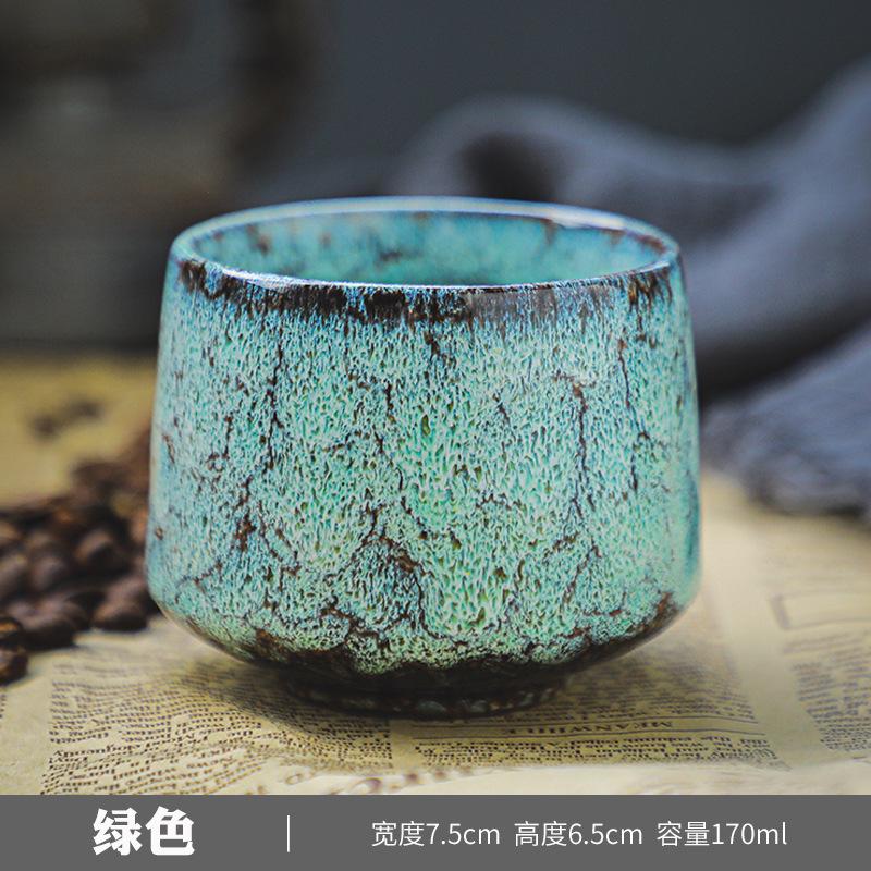 Colorful Reactive glaze Ceramic Coffee Mug Ceramic Espresso Tea Cup Home Office Lacquered water cups