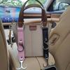Car Hook for Headrest, Car Seats Back Storage Hook for Headrest, Headrest Leather Hook for Purses and Bags