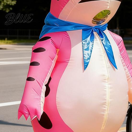 Rechargeable Inflatable Costume Frog for Adult Kids Funny Blow-Up Full Body Jumpsuit Suit with Air