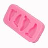 3D Baby Feet Silicone Mold Chocolate Fondant Cake Decorating Baking Paste Mold