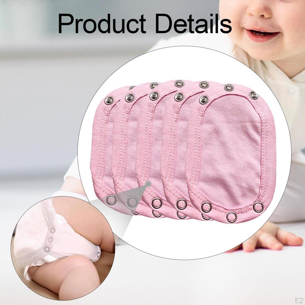 5 sztuk Szybka instalacja na zatrzaski Przedłużki do body niemowlęcego Styl A