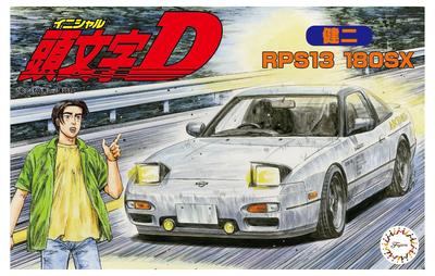 Initial D Seria 180SX Kenji Model Plastikowy 1/24 Nr 7