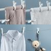 Alfileres para secar ropa, clips de plástico resistentes al viento y sin rastro, clips domésticos para fijar edredones, paquete de 3