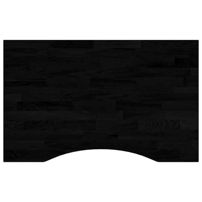 VidaXL Dark Brown Solid Oak Wood Rectangular Desk Top, Kitchen Worktop, Worktop 4009027