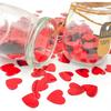 Heart Confetti Red Valentine's Day Table Confetti Metallic Foil for Party Wedding Happy Birthday Baby Showe Bridal Shower Festival Theme Party