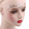 10 Pcs Disposable Eyebrow Ruler Microblading Semi Permanent Eyebrow Tattoo Position Ruler Guide Makeup Stencil Measure Tools