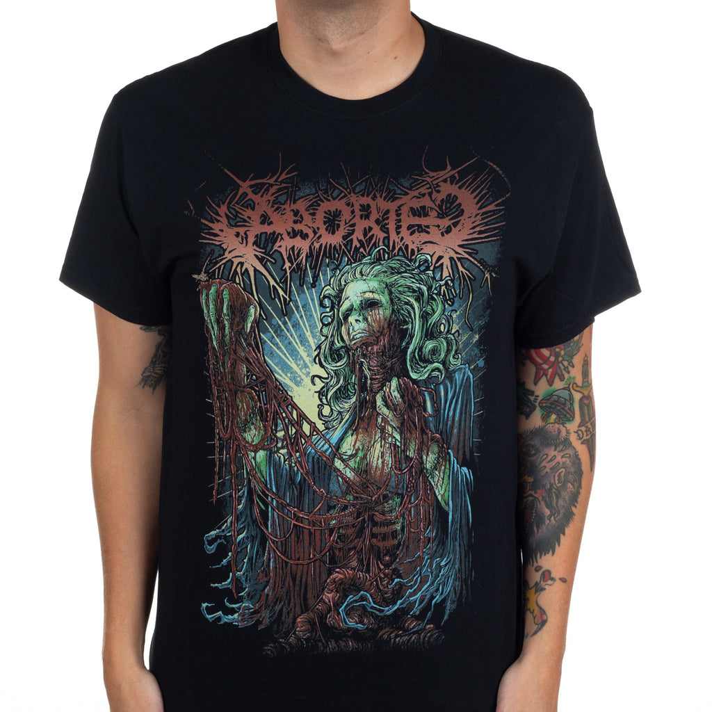 Hot Aborted Band Graphic Cotton Tshirt Unisex Summer Short Sleeve Fashion Brand Tee Luxury Casual Vintage Retro Top