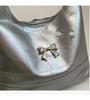 Korean Aesthetic Bow Shoulder Bag - Trendy, Niche Design, Versatile Underarm Tote
