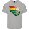 Curled Ghana Flag Ghanaian Day Football Unisexs Light Cotton TShirt