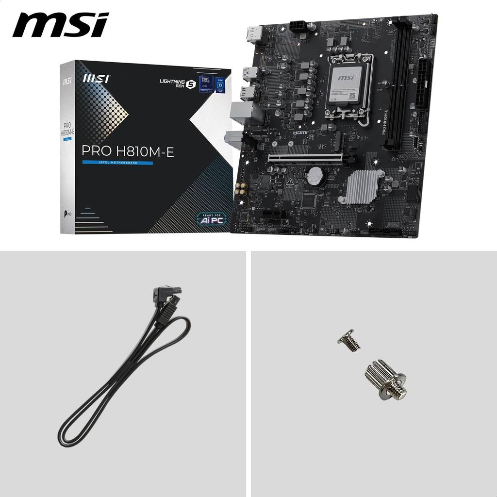 MSI PRO H810M-E Micro-ATX Motherboard MB6972