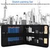32pcs Set Professional Drawing Pencils Kit Sketching Tool Set Art Supplies with Carry Bag