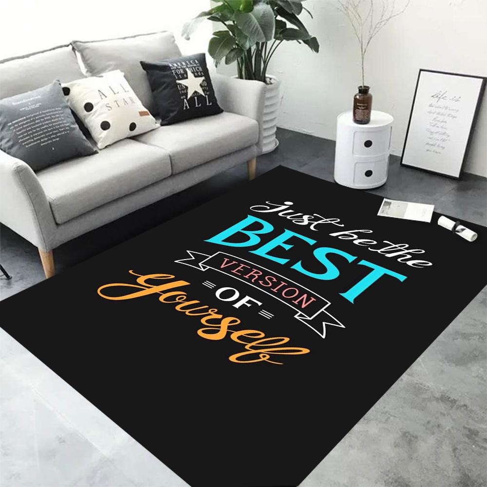 

NO FEAR Soft Bathroom Mat Anti Skid Carpet for Bedroom Laundry Room Floor Welcome Doormat Gift 50X80CM